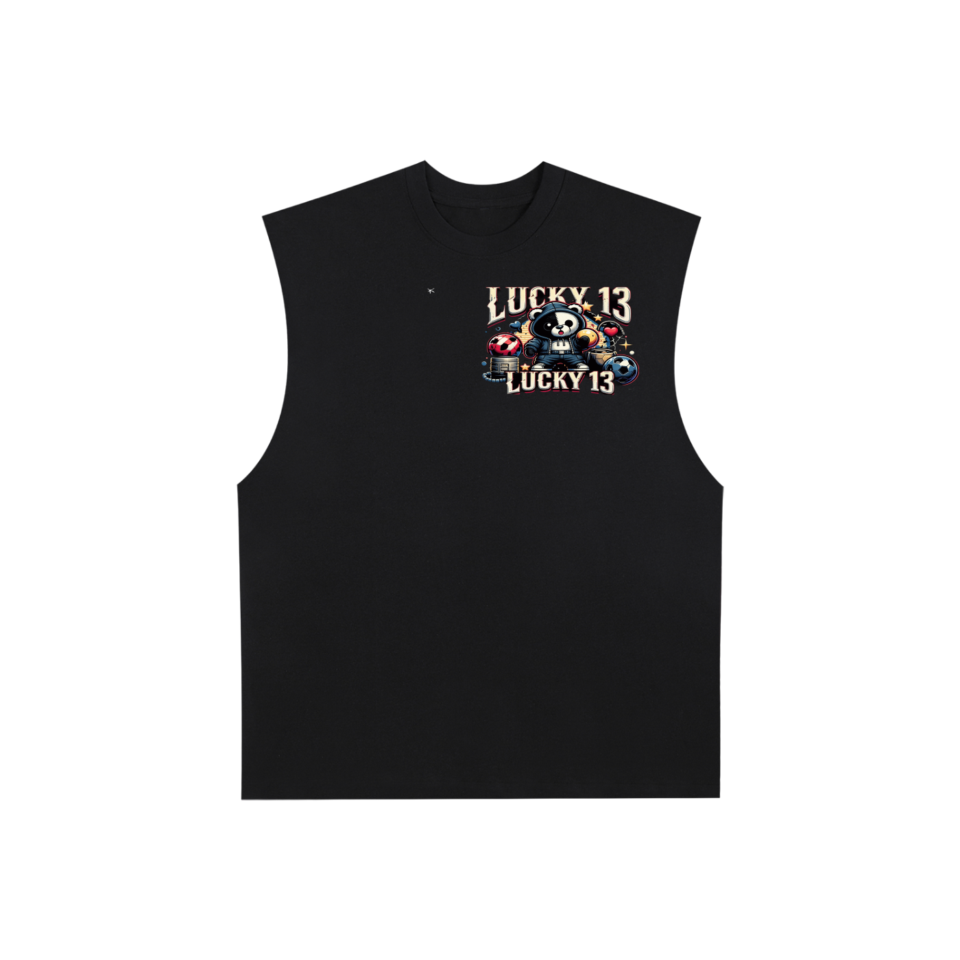 Lucky 13 Panda Tank Top