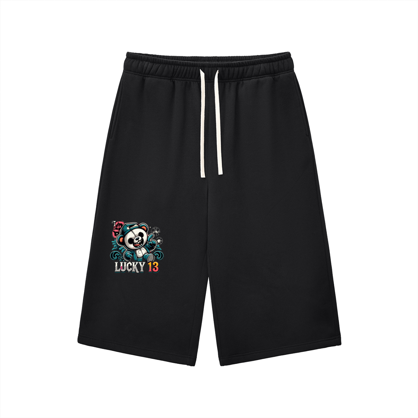 Lucky Panda Three-quarter Sweatpants