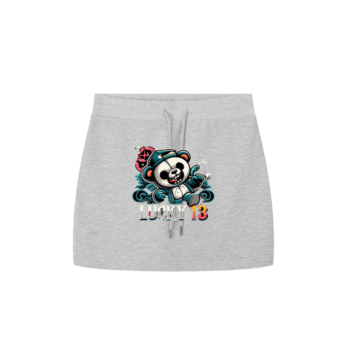 Lady Panda Drawstring Skirt
