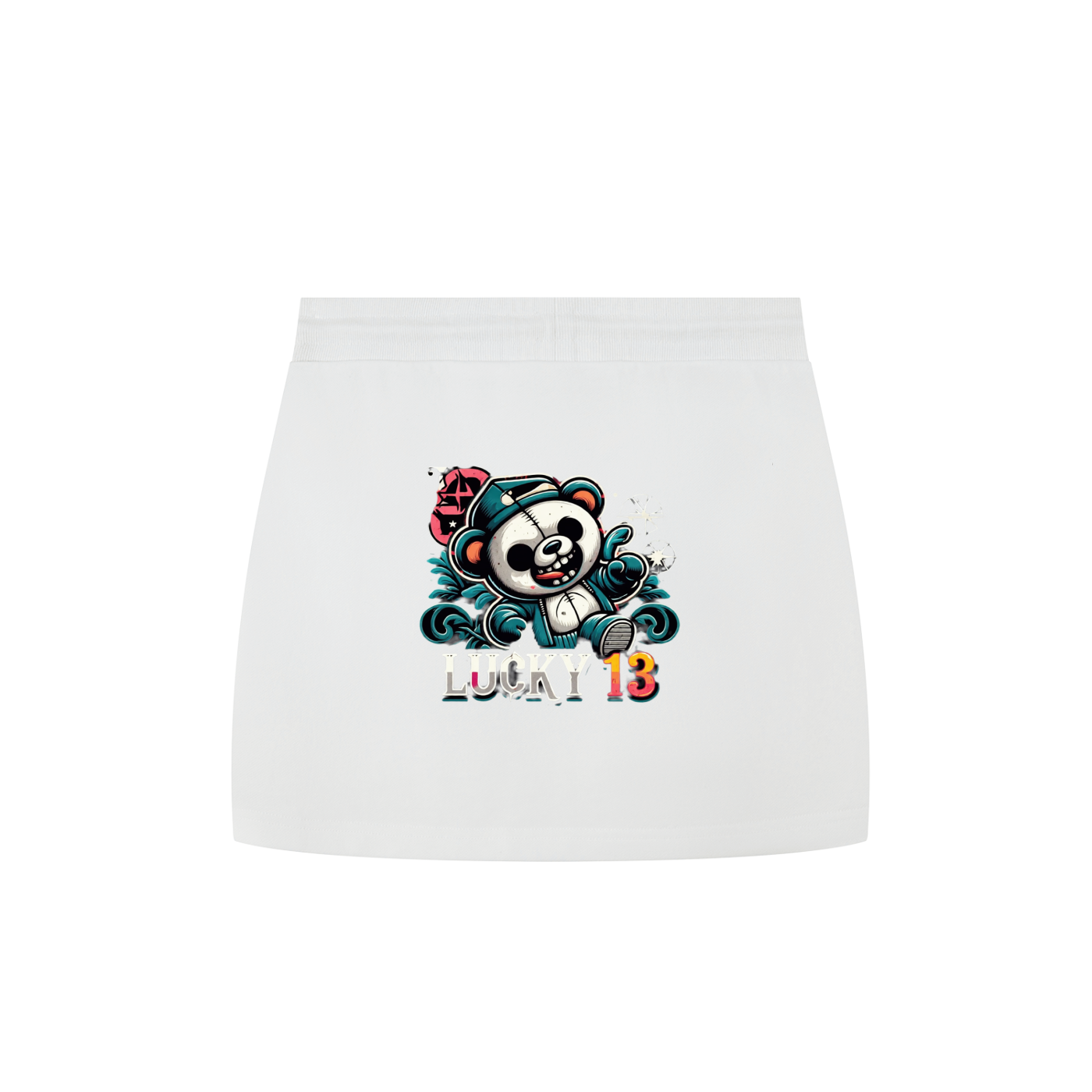 Lady Panda Drawstring Skirt