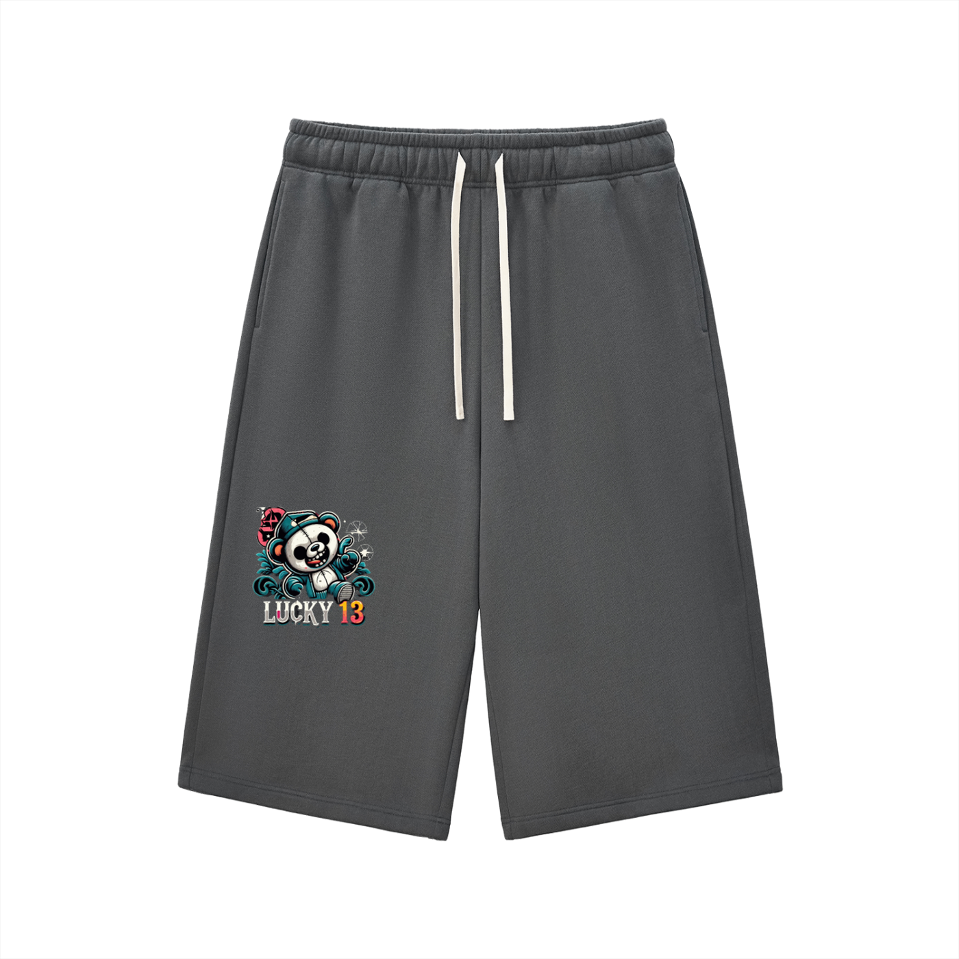 Lucky Panda Three-quarter Sweatpants